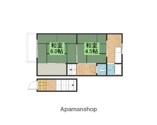 森本文化【2F-2号室】の間取り