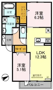 HOUSE S.YⅡ【3階】の間取り