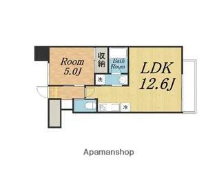 プレジオ三国EURO【606.号室】の間取り