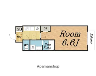 ファステート大阪グリーン【606.号室】の間取り