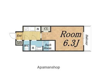ファステート大阪グリーン【1403.号室】の間取り