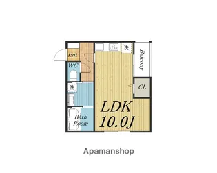 庄内新築マンション【1階】の間取り