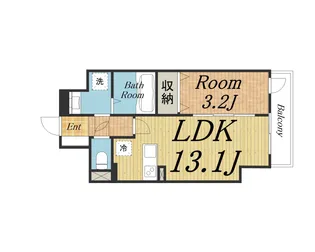 ECORO TOYONAKA【4階】の間取り