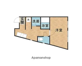 三津屋北貸家【302号室】の間取り