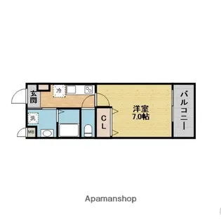大阪府豊中市刀根山6丁目【マンション】の間取り