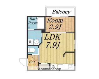 ブランシェ服部【2階】の間取り