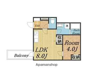 HGS服部天神【303.号室】の間取り