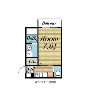 KTIレジデンス加島Ⅵ【101号室】の間取り