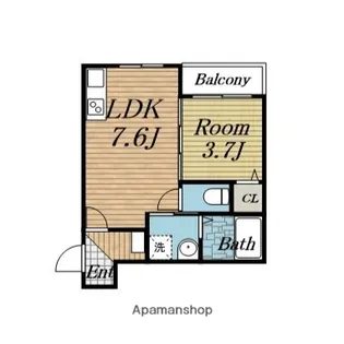 LIERRE【205.号室】の間取り