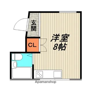 谷村マンション【302号室】の間取り