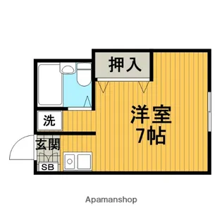 美吉野ハイツ【233号室】の間取り