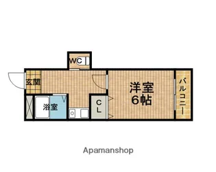 大阪府豊中市玉井町1丁目【アパート】の間取り