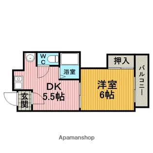 メゾン野田【201号室】の間取り