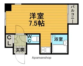 サンライズファースト【4階】の間取り
