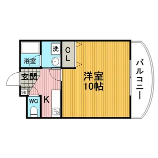 アマンスイート【3階】の間取り