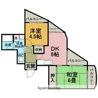 エクセレント野田【301号室】の間取り