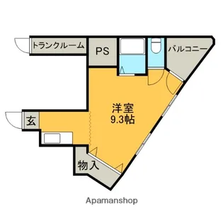 クリスタルビュー豊中南【301号室】の間取り