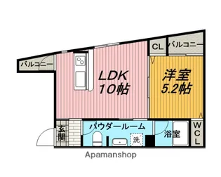 プレシャスコート【4階】の間取り