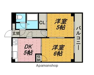 ハイツNY【303号室】の間取り