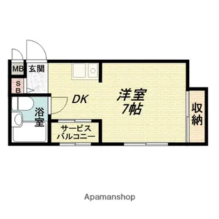 エクセレンス栄光【302号室】の間取り