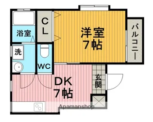 シンフォニー【302号室】の間取り