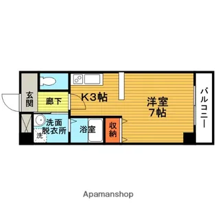 EAST AS ONE【2階】の間取り