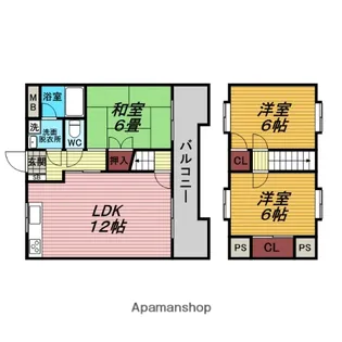 アルテハイム服部【5階】の間取り