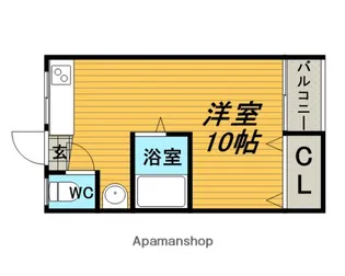 K‘Sハイム浜【2階】の間取り