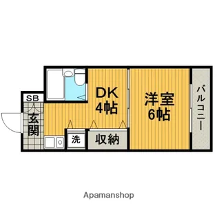 シャルマンフジ服部壱番館【302.号室】の間取り