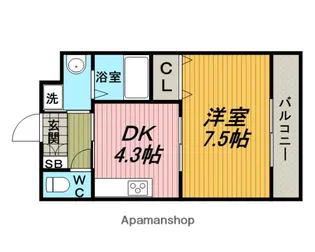 レクシア庄内西町(旧ドルチェヴィータ豊中)【602号室】の間取り