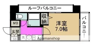 エスリード福島駅前【13階】の間取り
