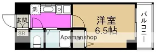 エスリード福島駅前【7階】の間取り