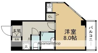 リーガル北梅田【6階】の間取り