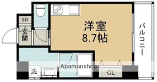 プリモディーネ福島【4階】の間取り