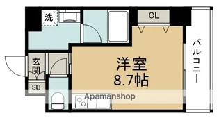 プリモディーネ福島【6階】の間取り
