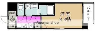 コスモ梅田WEST【6階】の間取り