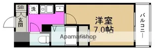 クリエイト21アテンドル梅田【3階】の間取り