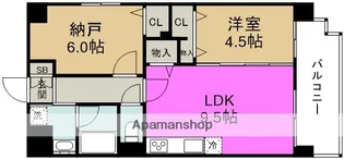 海老江サンライズ【4階】の間取り