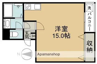 グランコートCOCOROⅠ【4階】の間取り