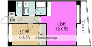 シティレジデンス福島X【5階】の間取り