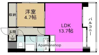 シティレジデンス福島X【5階】の間取り