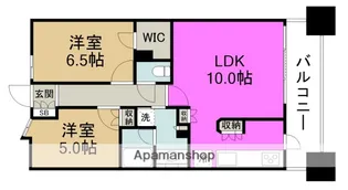 リーガル福島駅前【2階】の間取り
