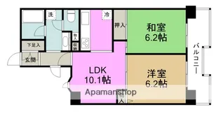 藤和堂島ハイタウン【9階】の間取り