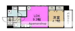 アーバネックス福島【8階】の間取り