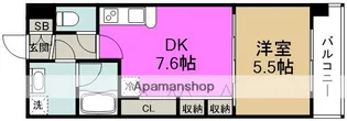 1LDKの間取り画像