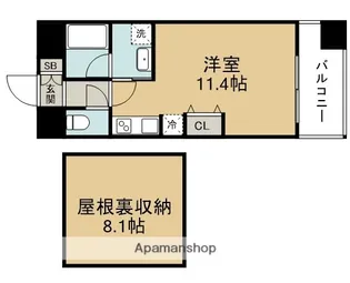 craft福島野田【8階】の間取り
