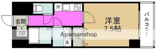 アスヴェル梅田WEST【7階】の間取り