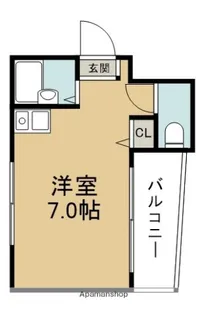 グランSUNI【6階】の間取り