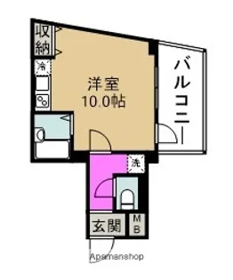 グリシナ野田【1階】の間取り