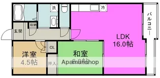 エミネンス梅田西【6階】の間取り